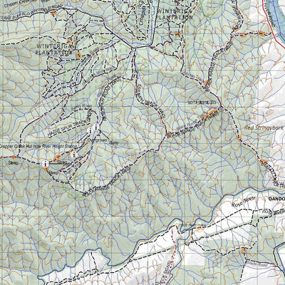 Getlost Maps Getlost Map 8124-8224 WHITFIELD-BUFFALO Victoria Topographic Map V16b 1:75,000 digital map