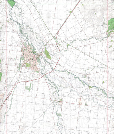 Getlost Maps Getlost Map 8125-2 WANGARATTA Victoria Topographic Map V16b 1:25,000 digital map