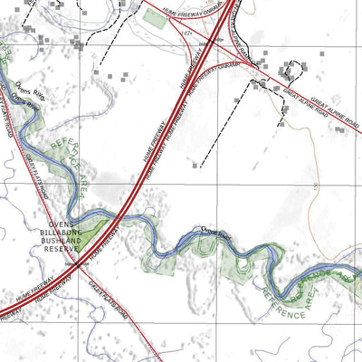 Getlost Maps Getlost Map 8125-2 WANGARATTA Victoria Topographic Map V16b 1:25,000 digital map