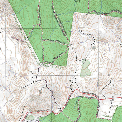 Getlost Maps Getlost Map 8125-3 GLENROWAN Victoria Topographic Map V16b 1:25,000 digital map