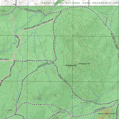 Getlost Maps Getlost Map 8125-4 YARRAWONGA Victoria Topographic Map V16b 1:25,000 digital map