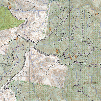 Getlost Map 81254-1 Toora Victoria Topographic Map V16b 1:25,000 By 