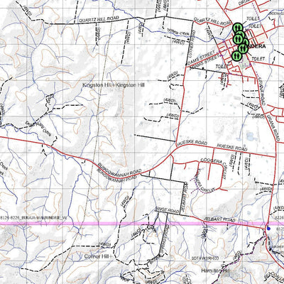 Getlost Maps Getlost Map 8126-8226 BURAJA-WALBUNDRIE Victoria Topographic Map V16b 1:75,000 digital map