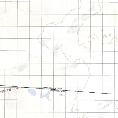 Getlost Maps Getlost Map 8144 WESTGATE Qld Topographic Map V15 1:75,000 digital map