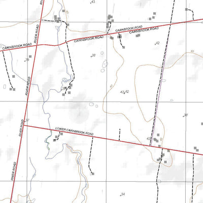 Getlost Maps Getlost Map 8221-4 TRARALGON Victoria Topographic Map V16b 1:25,000 digital map