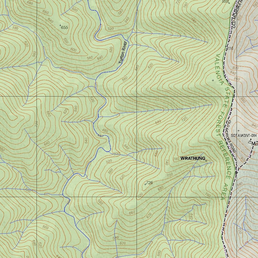 Getlost Map 8222-1 WELLINGTON Victoria Topographic Map V16b 1:25,000 by ...