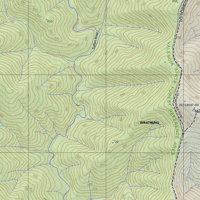 Getlost Maps Getlost Map 8222-1 WELLINGTON Victoria Topographic Map V16b 1:25,000 digital map