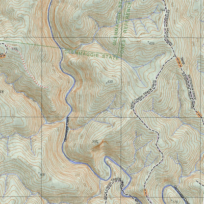 Getlost Maps Getlost Map 8222-3 SEATON Victoria Topographic Map V16b 1:25,000 digital map