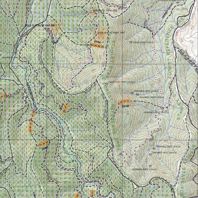 Getlost Maps Getlost Map 8225-2 YACKANDANDAH Victoria Topographic Map V16b 1:25,000 digital map
