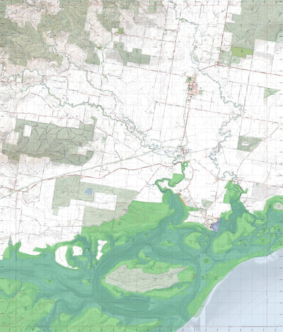 Getlost Maps Getlost Map 82254-4 ALBERTON Victoria Topographic Map V16b 1:25,000 digital map