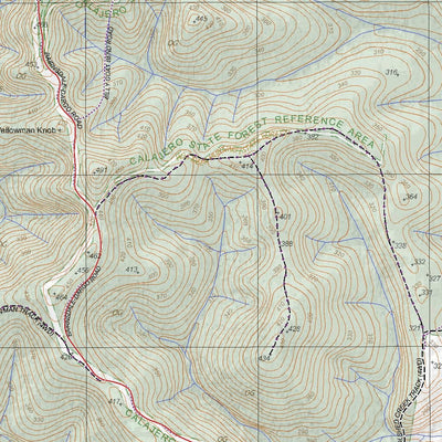 Getlost Maps Getlost Map 8322-1 TABBERABBERA Victoria Topographic Map V16b 1:25,000 digital map