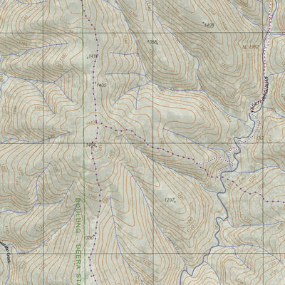 Getlost Maps Getlost Map 8323-4 DARGO PLAINS Victoria Topographic Map V16b 1:25,000 digital map