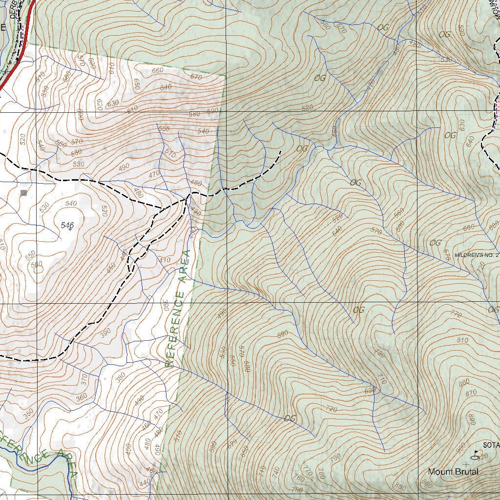 Getlost Map 8325-1 GRANYA Victoria Topographic Map V16b 1:25,000 by ...