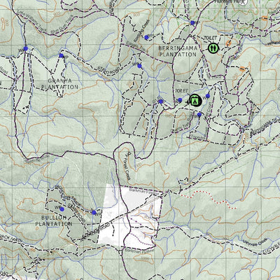 Getlost Maps Getlost Map 8325-8425 TALLANGATTA-CORRYONG Victoria Topographic Map V16b 1:75,000 digital map