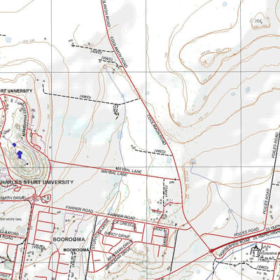 Getlost Maps Getlost Map 8327-1N Wagga Wagga NSW Topographic Map V15 1:25,000 digital map