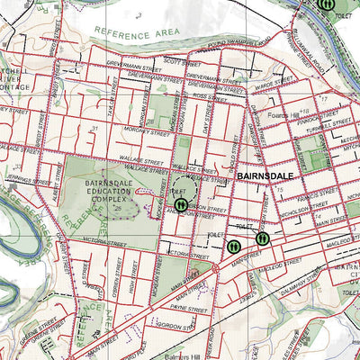 Getlost Maps Getlost Map 8422-3 BAIRNSDALE Victoria Topographic Map V16b 1:25,000 digital map