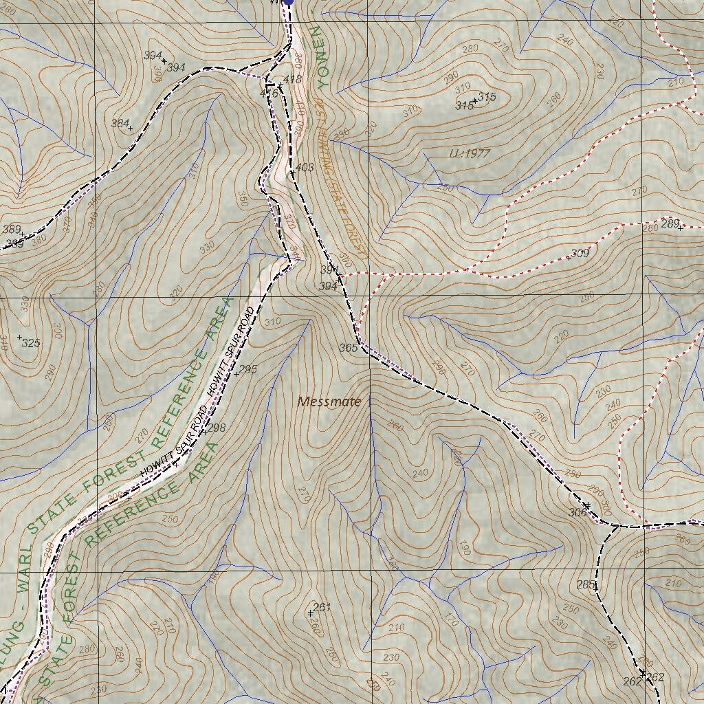 Getlost Map 8422-4 TAYLOR Victoria Topographic Map V16b 1:25,000 by ...