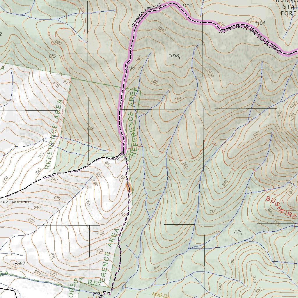 Getlost Map 8423-1 BINDI Victoria Topographic Map V16b 1:25,000 by ...