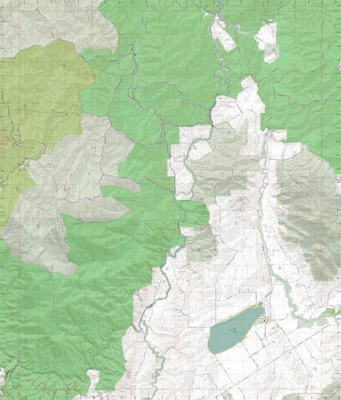 Getlost Maps Getlost Map 8424-3 BENAMBRA Victoria Topographic Map V16b 1:25,000 digital map