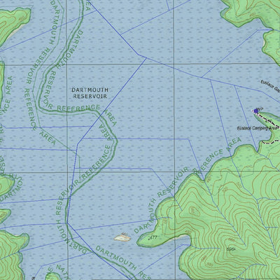 Getlost Maps Getlost Map 8424-4 DART Victoria Topographic Map V16b 1:25,000 digital map