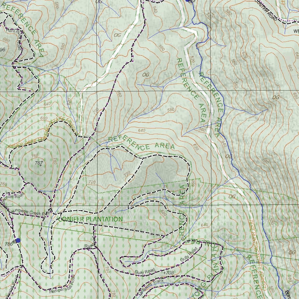 Getlost Map 8425-4 SHELLEY Victoria Topographic Map V16b 1:25,000 by ...