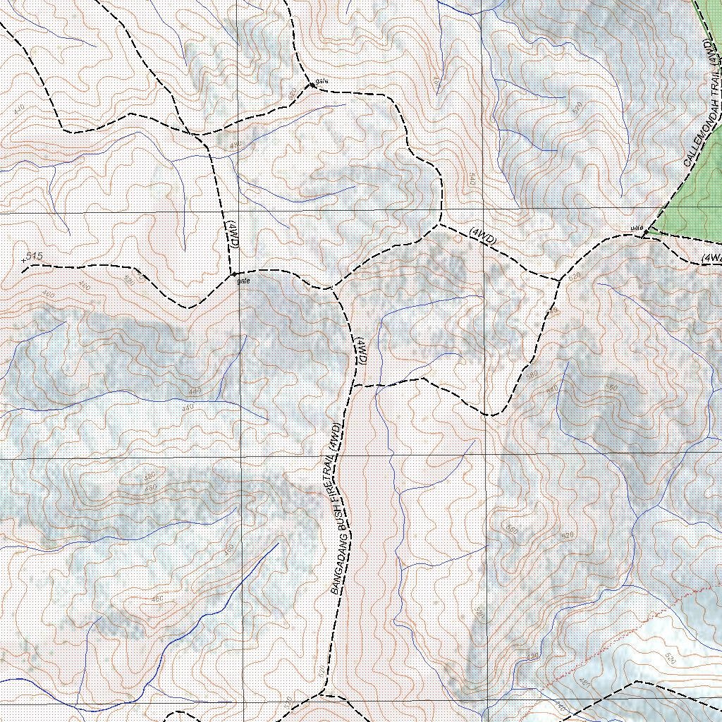 Getlost Map 8427-1S Mount Adrah NSW Topographic Map V15 1:25,000 by ...