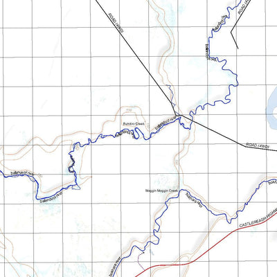 Getlost Maps Getlost Map 8440 HEBEL Qld Topographic Map V15 1:75,000 digital map