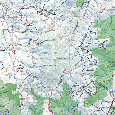 Getlost Maps Getlost Map 8514 BREAK O'DAY Tas Topographic Map V15 1:75,000 digital map