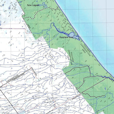 Getlost Maps Getlost Map 8518 BABEL ISLAND Tas Topographic Map V15 1:75,000 digital map