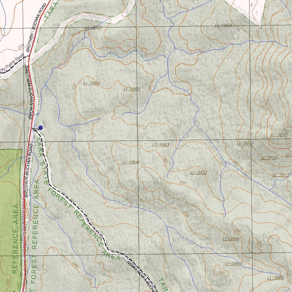 Getlost Map 8522-4 NOWA NOWA Victoria Topographic Map V16b 1:25,000 by ...