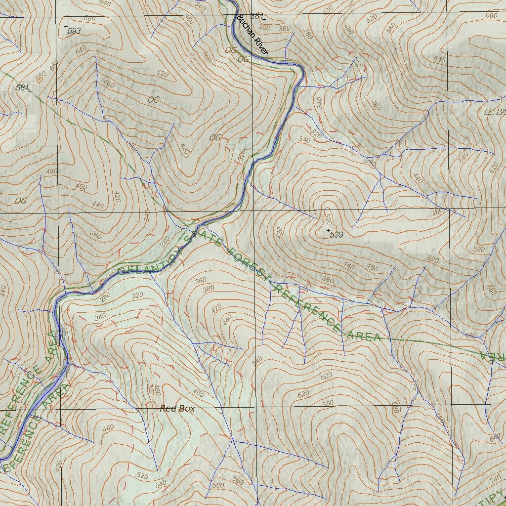 Getlost Map 8523-3 MURRINDAL Victoria Topographic Map V16b 1:25,000 by ...