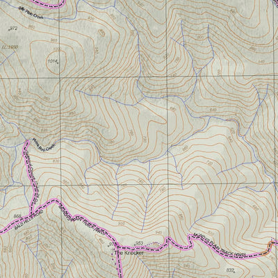 Getlost Maps Getlost Map 8523-4 DECEPTION Victoria Topographic Map V16b 1:25,000 digital map