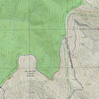 Getlost Maps Getlost Map 8523-4 DECEPTION Victoria Topographic Map V16b 1:25,000 digital map