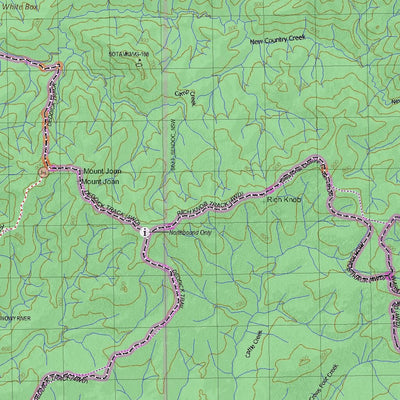 Getlost Maps Getlost Map 8523-8623 MURRINDAL-BENDOC Victoria Topographic Map V16b 1:75,000 digital map