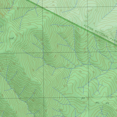 Getlost Maps Getlost Map 8524-2 WILLIS Victoria Topographic Map V16b 1:25,000 digital map