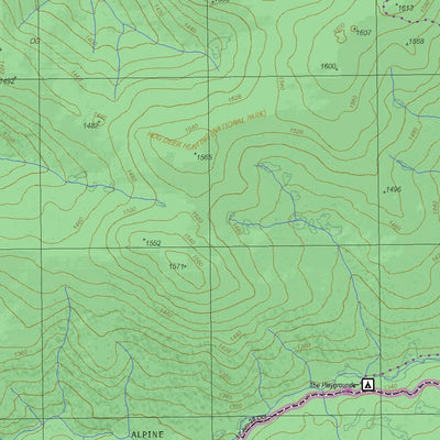 Getlost Maps Getlost Map 8524-3 COBBERAS Victoria Topographic Map V16b 1:25,000 digital map