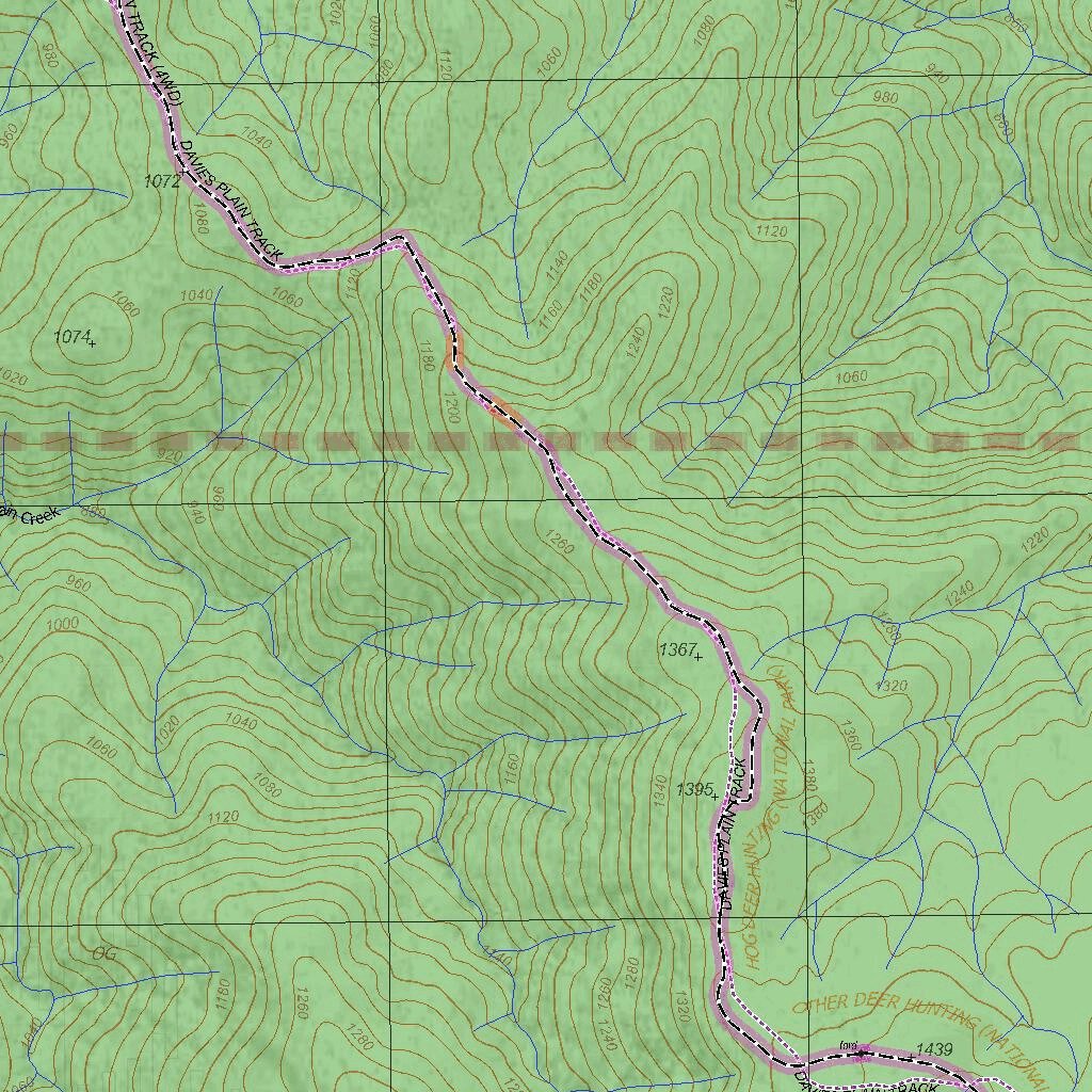 Getlost Map 8524-4 TOM GROGGIN Victoria Topographic Map V16b 1:25,000 ...