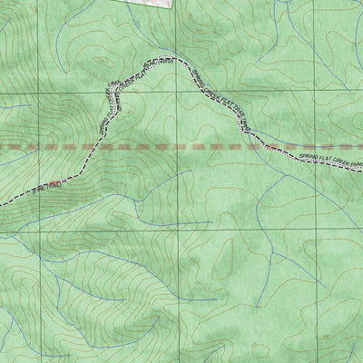 Getlost Maps Getlost Map 8525-4 KHANCOBAN Victoria Topographic Map V16b 1:25,000 digital map