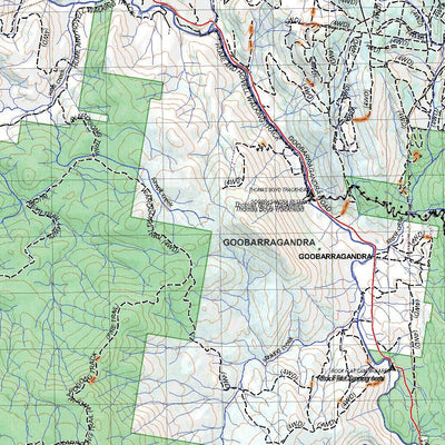 Getlost Maps Getlost Map 8527 TUMUT NSW Topographic Map V15 1:75,000 digital map