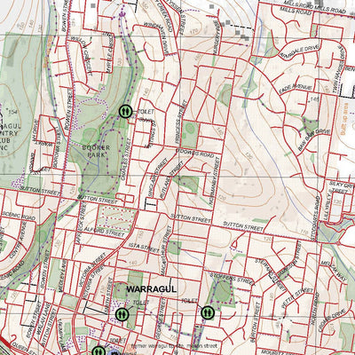 Getlost Maps Getlost Map 85421-1 DROUIN Victoria Topographic Map V16b 1:25,000 digital map