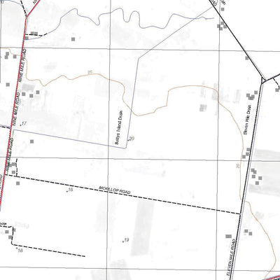 Getlost Maps Getlost Map 85421-4 GARFIELD Victoria Topographic Map V16b 1:25,000 digital map