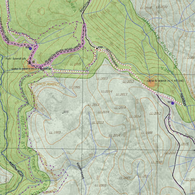 Getlost Maps Getlost Map 85423-2 THORNTON Victoria Topographic Map V16b 1:25,000 digital map