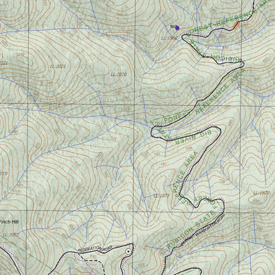 Getlost Maps Getlost Map 85423-2 THORNTON Victoria Topographic Map V16b 1:25,000 digital map