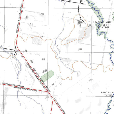 Getlost Maps Getlost Map 85424-1 BENALLA Victoria Topographic Map V16b 1:25,000 digital map