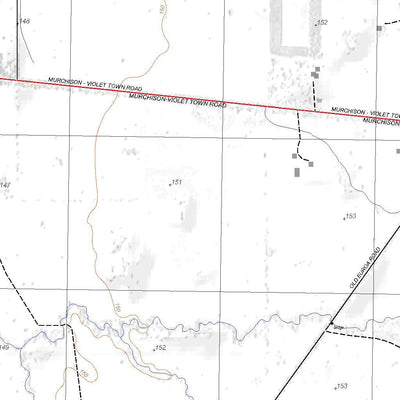 Getlost Maps Getlost Map 85424-4 VIOLET TOWN Victoria Topographic Map V16b 1:25,000 digital map