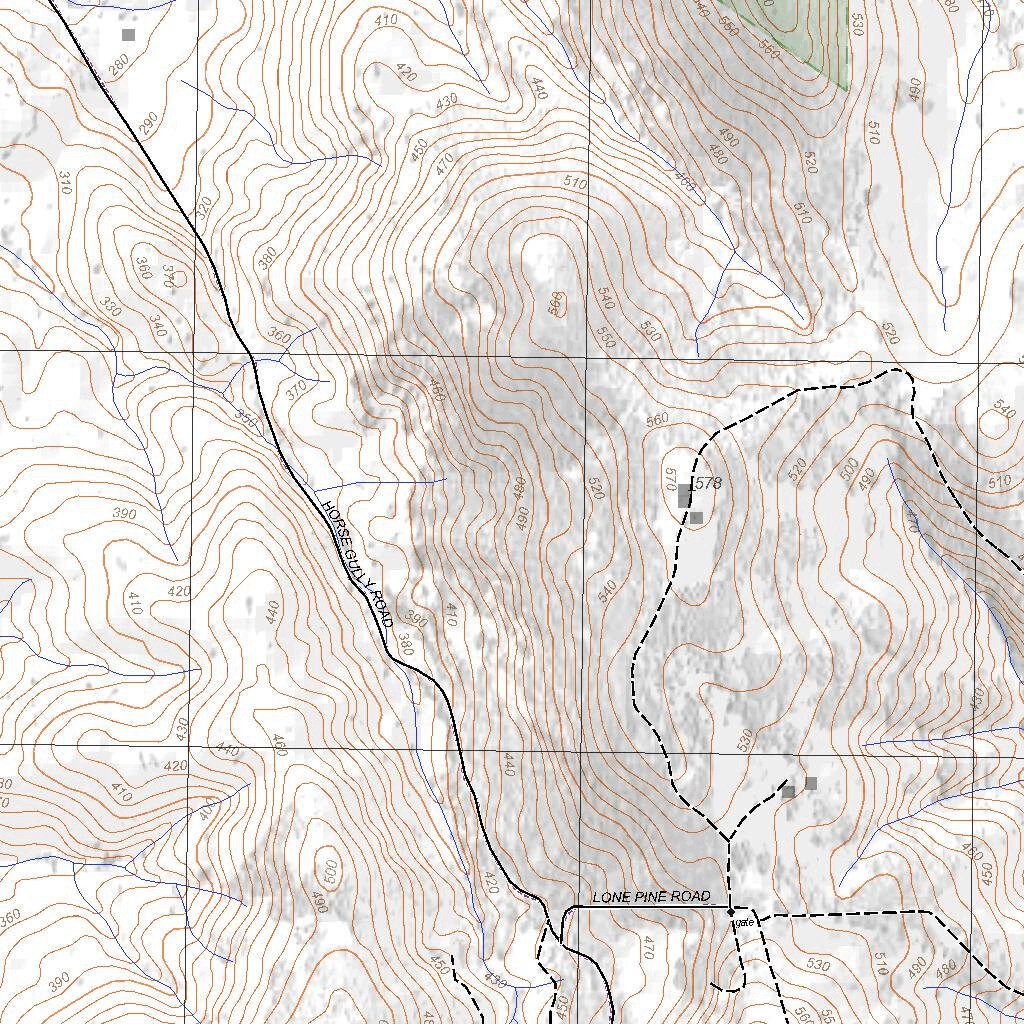 Getlost Map 85424-4 VIOLET TOWN Victoria Topographic Map V16b 1:25,000 ...