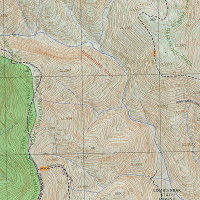 Getlost Maps Getlost Map 8623-2 ELLERY Victoria Topographic Map V16b 1:25,000 digital map