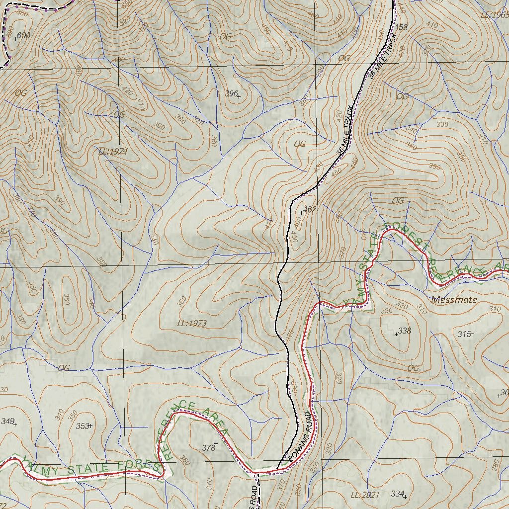 Getlost Map 8623-3 GOONGERAH Victoria Topographic Map V16b 1:25,000 by ...