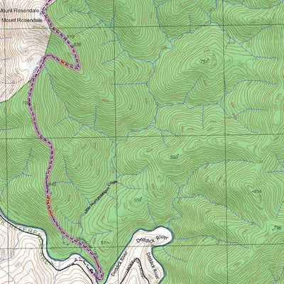 Getlost Maps Getlost Map 8623-4 BONANG Victoria Topographic Map V16b 1:25,000 digital map