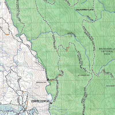 Getlost Maps Getlost Map 8627 BRINDABELLA NSW Topographic Map V15 1:75,000 digital map